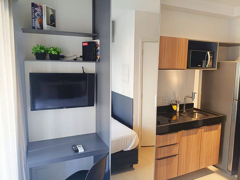 Charming studio near Teatro Procópio Ferreira