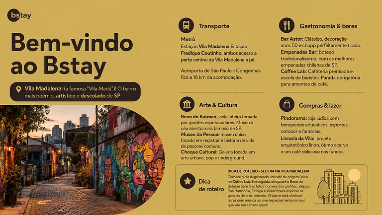 Hub Vila Madalena by Bstay