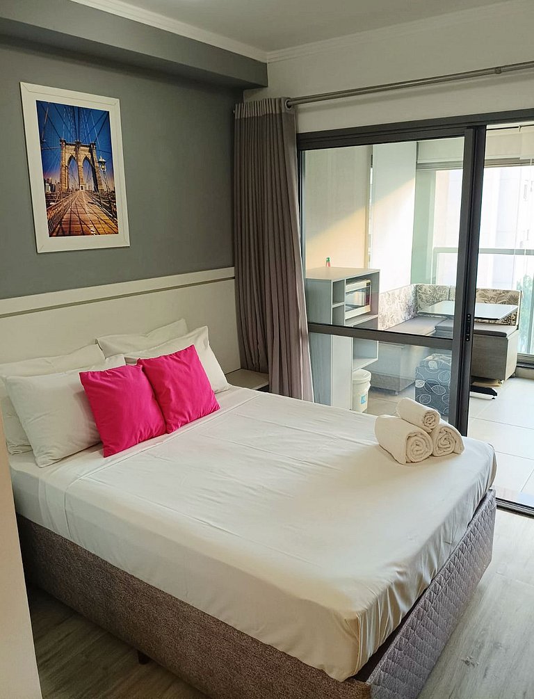 Bstay 605 | Studio Brooklin | Conforto e Elegância