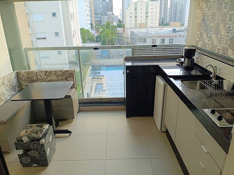 Bstay 605 | Studio Brooklin | Conforto e Elegância