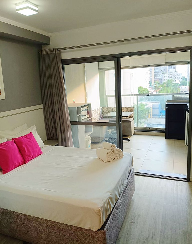Bstay 605 | Studio Brooklin | Conforto e Elegância
