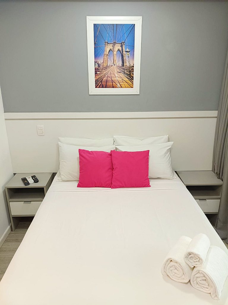 Bstay 605 | Studio Brooklin | Conforto e Elegância