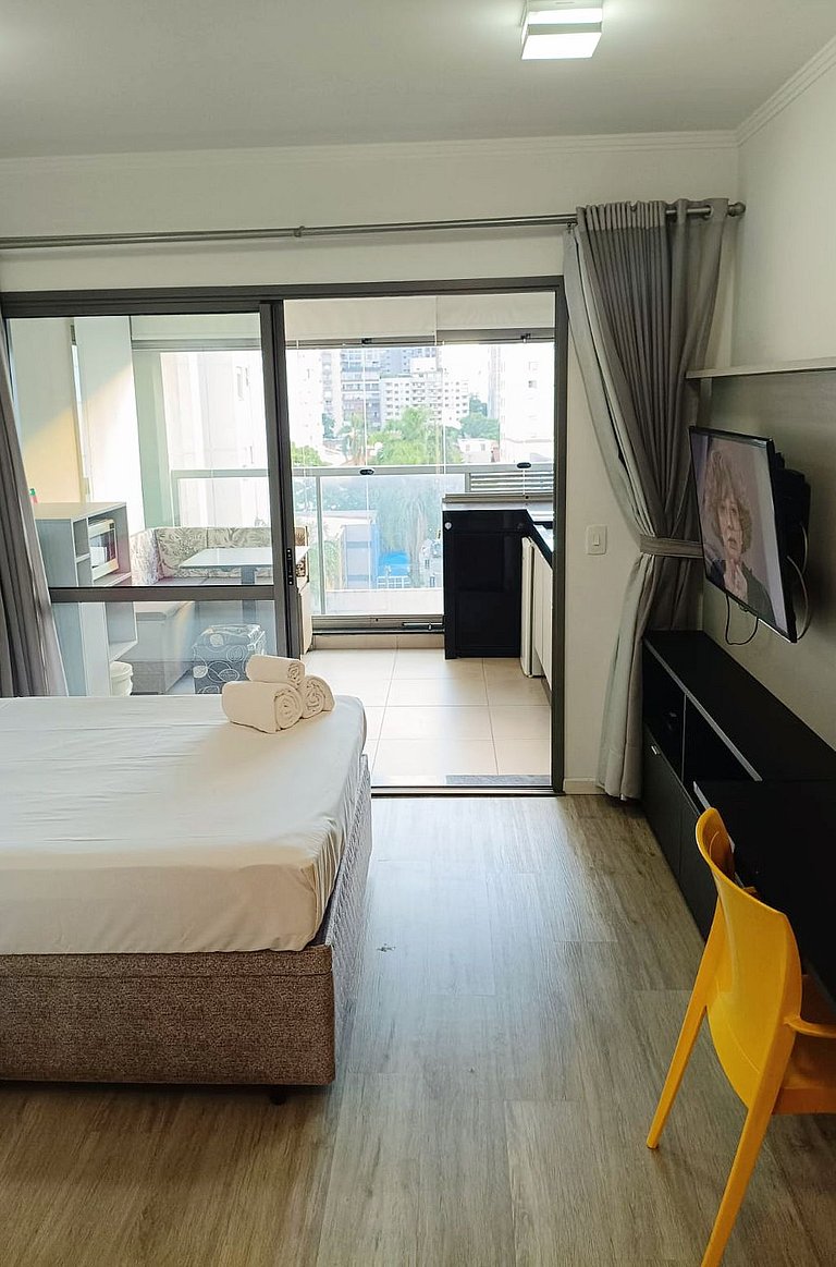Bstay 605 | Studio Brooklin | Conforto e Elegância