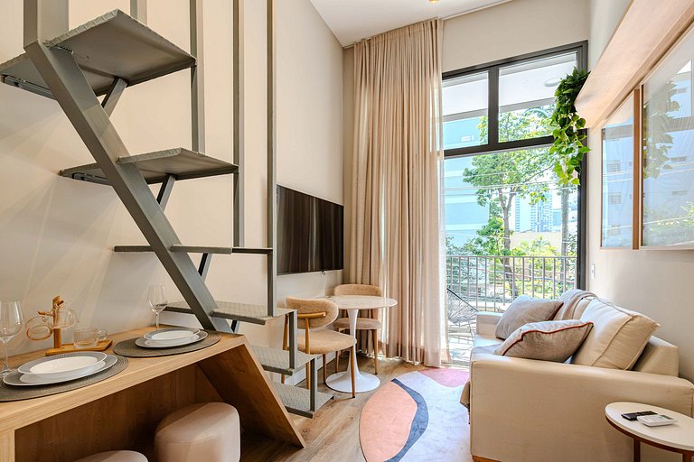 Versa Brooklin 1005 | Duplex, Metrô e Consulado